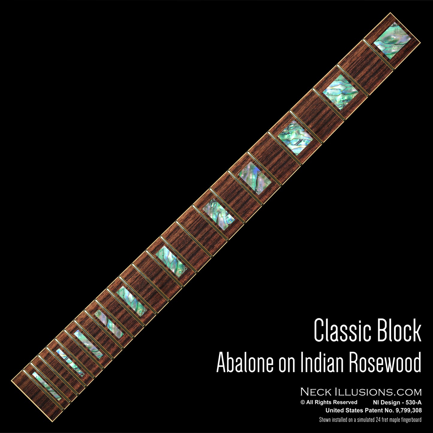 Classic Blocks on Indian Rosewood