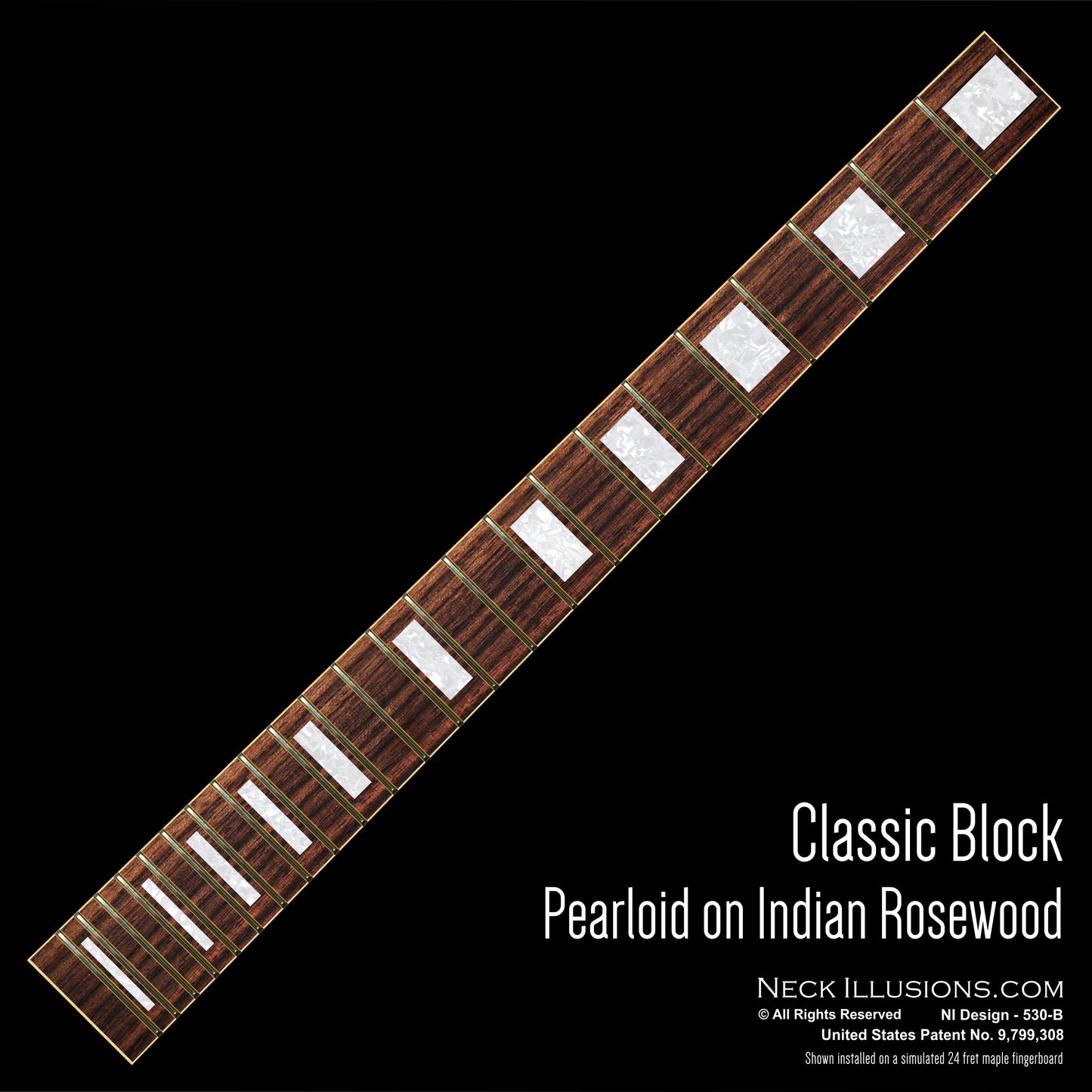 Classic Blocks on Indian Rosewood
