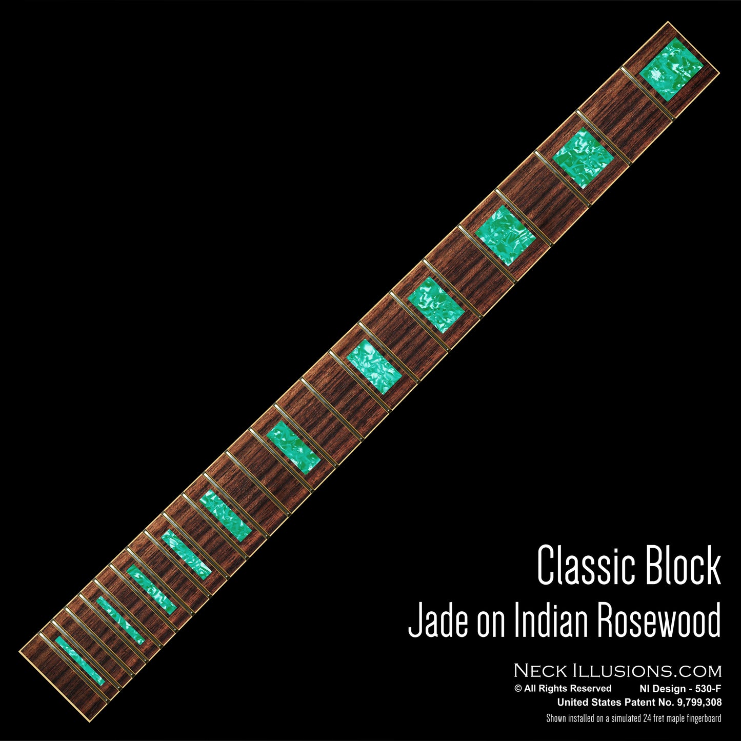 Classic Blocks on Indian Rosewood