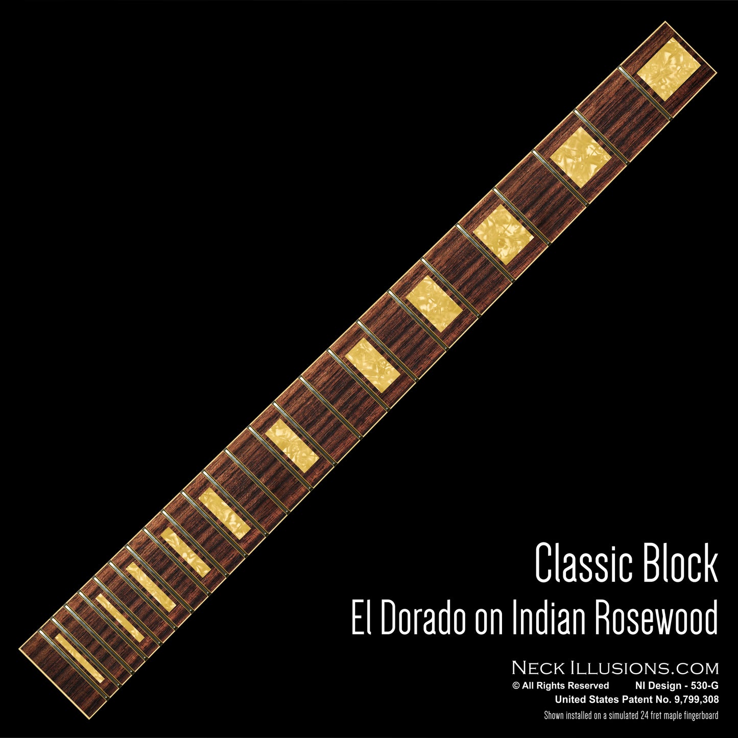 Classic Blocks on Indian Rosewood