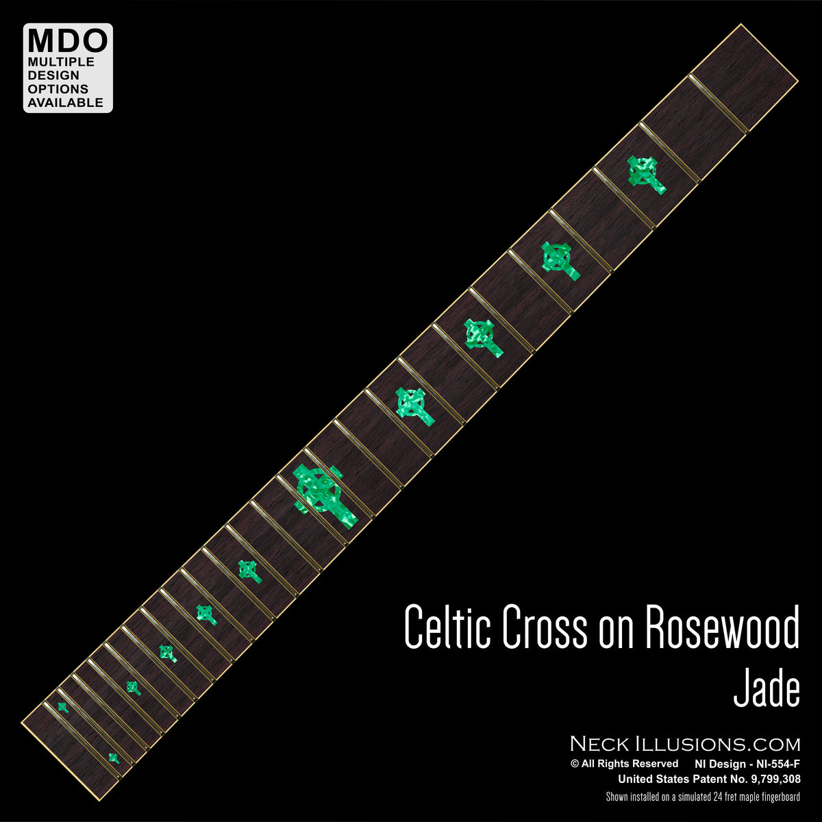 Celtic Cross on Rosewood