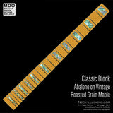 Classic Blocks on Vintage Roasted Grain Maple
