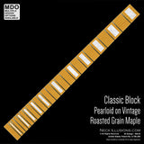 Classic Blocks on Vintage Roasted Grain Maple