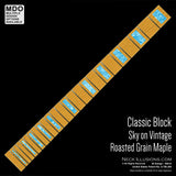 Classic Blocks on Vintage Roasted Grain Maple