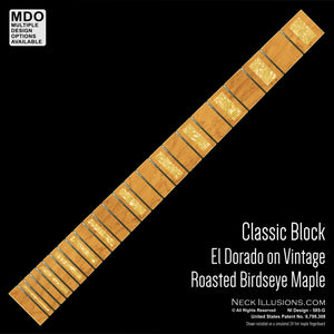 Classic Blocks on Roasted Vintage Birdseye Maple
