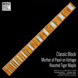 Classic Block on Roasted Vintage Tiger Maple