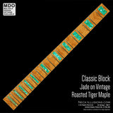 Classic Blocks on Roasted Vintage Tiger Maple